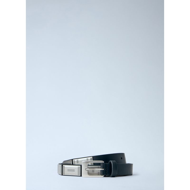 Lemaire Men Buffalo Studs Belt